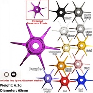 Metal Star Drag Metal Construction Six-level Brake System Lightweight 6.3g