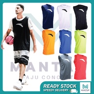 ♞ANTA sleeveless jersey / baju warm up training kit / gym / jogging shirt / volleyball / basketball