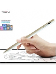 Peilinc Ipad觸控屏筆,具備palm拒絕和傾斜靈敏度,兼容ipad Air 3/4/5,ipad Pro 11/12.9英寸、ipad 6/7/8/9/10,ipad Mini 5/6。