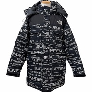 成色極佳 □ Supreme SUP THE NORTH FACE NP521021I Steep Tech Apogee 羽絨服，Logo 印花，黑色，L 碼，正品男款