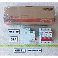 MCB 3 PHASE 32A HIMEL SNI