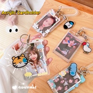 Acrylic Cardholder Keychain Polaroid Photo Storage Bag