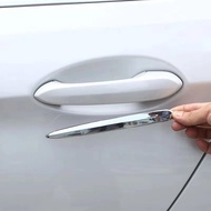For BMW 5 Series G30 G38 2018-2022 ABS Carbon Fiber Car Exterior Door Handle Strips Decoration Car A