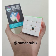 Quality Guaranteed Rubik 4x4 Moyu Meilong Stickerless Red