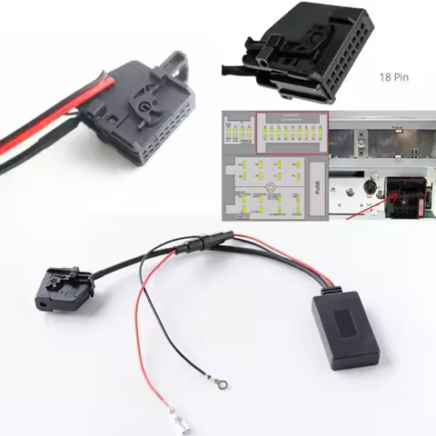 Compatible AUX Adapter Cable for Mercedes Comand 2 0 APS 220 W211 W203 Car Radio Audio Connector for