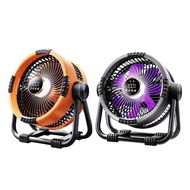 20000mAh Camping Fan Multipurpose Tabletop Fan Air Cooling Fan Rechargeable Tent Fan for Picnic Trav