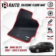 RAITO MAT BMW X6 E71 2007 - 2013 5 Seater Car Floor Mat Carpet Customised Car Mat Kereta Carpet