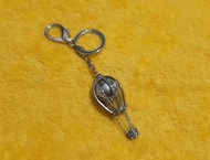 韓版 電鍍保色 立體熱氣球鋯石水鑽造型吊飾 鑰匙圈 鑰匙扣  包包掛件配件 出清價