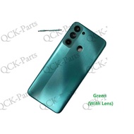 Back Battery Cover Housing For Tecno Pop 5 LTE BD4 BD4i BD4a Rear Housing  Door Back Case camera len