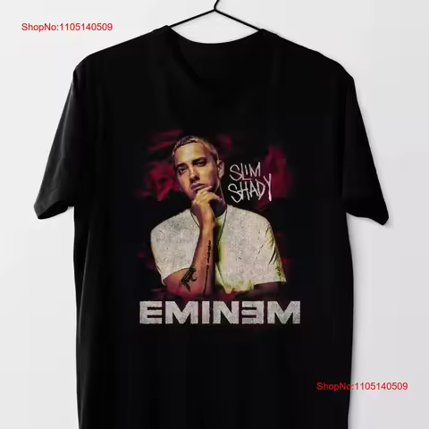 Eminem My Name Is Slim Shady T Shirt Cotton For Good Price vintage Washed Casual Versatile fashion h
