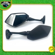 กระจกมองข้างมอเตอร์ไซค์ทรง Ninja สำหรับ CBR150/CBR-250/CBR-300/CBR500/GPX demon สีดำ