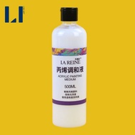 Dung dịch pha màu acrylic chai lớn dung môi pha loãng màu acrylic dung tích 500ml