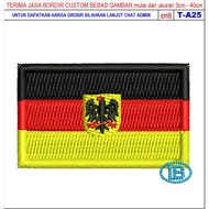 FC-88 PATCH EMBROIDERY GERMANY FLAG EAGLE COAT FOOTBALL/CLUB ACCESSORIES