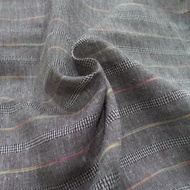 Striped linen fabric Cotton-linen jacquard striped fabric Yarn-dyed linen Linen fabric Linen shirt f