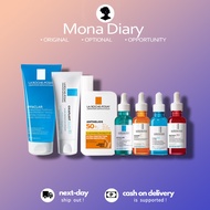 Skincare Set: B3 Retinol/VC/Tri-Acid/B5 Serums (30ml Each) Gel Cleanser (200ml) B5 Cream (100ml)