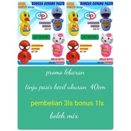 CHARACTER SAND BOXING 3 DOZEN BONUS 1 DOZEN = 4 DOZEN