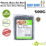 LOHAS Organic Black Bean With Yellow Kernel / Kacang Soya Hitam (Black Soy Bean) 500g [SHAN YUAN ORGANIC]