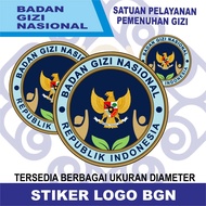 SPPG Sticker BGN Logo Size 7x7 15x15 20x20 25x25 30x30 For Car Glass Door
