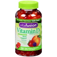 Vitamin D3 Gummy Vitamins, Assorted Flavors, 150 (Pack of 2)