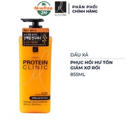 Dầu Xả Elastine Phục Hồi Tóc Hư Tổn 855ml Amino Protein Clinic Damage Care Conditioner