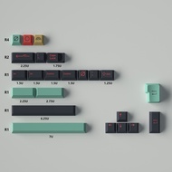 pbt keycaps keycap anime Clearance GMK Metropolis Black Metropolis Supplement Keycap Original Factor