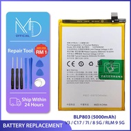 Battery Blp803 For Realme C17 / Realme 7I Rmx2103 / Realme 8 5G Rmx3241 / Realme 9 5G Rmx3388 / Real