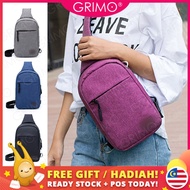 READY STOCK💝GRIMO Always DXY M3 Chest Lelaki Men Bag Shoulder Bag AntiTheft Bags