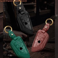 BMW Genuine Leather Key Cover BMW X3 G20 X7 I3 I8 I7 mini countryman cooper one Shell Buckle