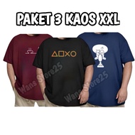Jumbo XXL T-shirts (PACKAGE OF 3 T-SHIRTS) jumbo men's T-shirts size XXL