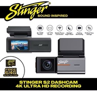 🇲🇾 Stinger S2 4K front & rear dashcam dual chanel wifi control