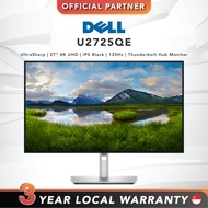 Dell UltraSharp U2725QE | 27" 4K UHD | IPS Black | 120Hz | Thunderbolt Hub Monitor