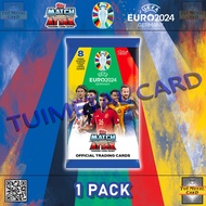 TOPPS EURO 2024 MATCH ATTAX: 1 Pack Random Football Trading Card
