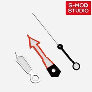 S-MOD Seiko Watch Hands SKX007 Orange Red Seiko Mod