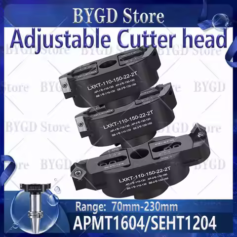 APMT APMT1604 SEHT SEHT1204 SEKT AP SE adjustable Cutter head Cutterhead,Used for BT40 HSK SK40 NT F