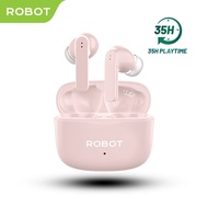 ROBOT TWS Earphone Airbuds T70E Deep Bass Bluetooth 5.4 Original - Garansi 1 Tahun