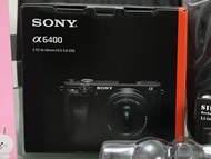 Sony A6400 + 包鏡頭16mm-50mm + 相機袋+兩粒原廠電
