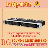 BEHRINGER FBQ-1502HD / FBQ1502 15-BAND EQUALIZER WITH FBQ FEEDBACK DETECTION