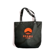 Beams Japan กระเป๋าเก็บของเป็นมิตรกับสิ่งแวดล้อมแบบพับเก็บได้สไตล์ญี่ปุ่นกระเป๋าไนลอนสะพายไหล่ข้างเด