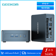 GEEKOM Mini IT12 Mini PC, Intel i7-12650H  (12 Cores, 16 Threads, 18M Cache) Desktop PC, VIP Network Wi-Fi 6E Office Computer, 16 GB DDR4 Windows 11 Pro Mini Computer, 8K UHD | 2*USB4 | WiFi 6E | BT5.2