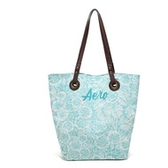 Aeropostale Aero Women's Floral Shopper Tote Bag SRP 39USD
