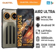 OUKITEL IIIF150 AIR2 ULTRA 5G Android 13 32GB+512GB Mobiles 6.78" FHD+ 120Hz 108MP+64MP 5000mAh 65W 