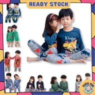 Kids On 🌼 1-10Y Kids Pyjamas Set Baby Boys Girls Sleepwear Baju Tidur Kanak Lelaki Kanak Nightwear P