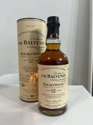 包順豐站或智能櫃運費/九龍區免費送貨 THE BALVENIE 12 YO DOUBLE WOOD 700ML 百富 12年 DOUBLEWOOD