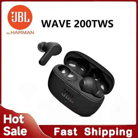 JBL Wave 200TWS Bluetooth Earbuds Stereo Sound Wireless Headset 5.0 Earphones Sports Headphones with