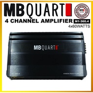 MB Quart 4 Channel Amplifier Power Amp Kereta M1-360.4 Amp 4Ch Car Amplifier