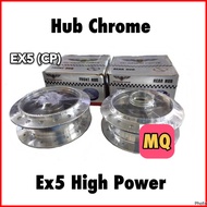 Hub Chrome Set Depan Belakang Honda Ex5 High Power Buyung Gantang Front Hub Rear Hub Krom Crome Hond