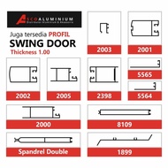 PROMO ALUMINIUM STOPPER PINTU 3.5CM PROFILE 5564 SWING DOOR