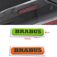 1 Pçs ABS Car Side Trunk Para AMG Brabus Emblem Sticker Accessories For Mercedes Benz Smart C63 A45 