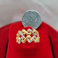 Murni Mewah Emas916, Cincin Love Belt 7796 1.1 cm Pd 13 22