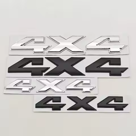 3D Metal 4X4 Logo Car Sticker Emblem Badge Decals Car Tail Sticker For JEEP 4X4 Grand Wrangler Auto 